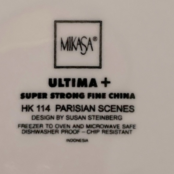 Mikasa Parisian Fine China Plates - Picture 4 of 5